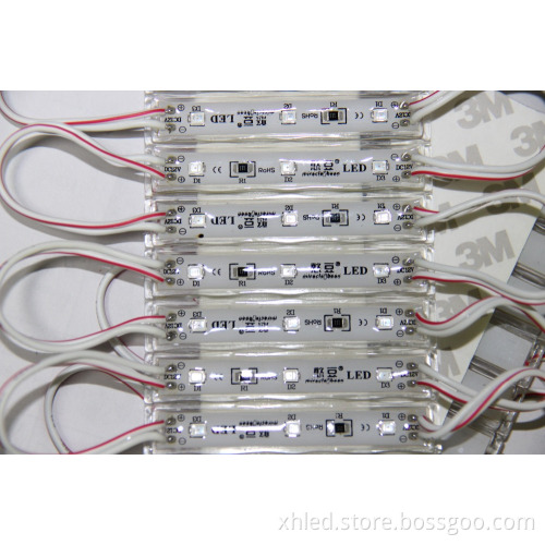 hot sale Double sided/ single sided light box 3 chips 2835 smd led module backlight